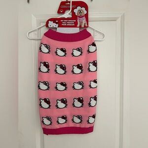 NWT Hello Kitty Pet Knit Sweater Size Large